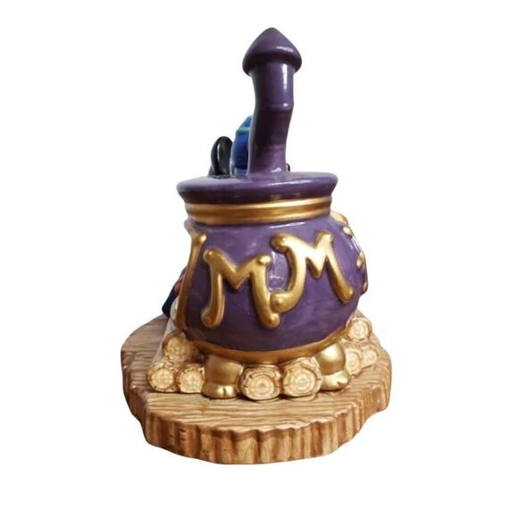 Vintage Disney Mickey Mouse Christmas Stove Candle Tea Light Ceramic Statue - Picture 4 of 9